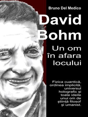 cover image of David Bohm. Un om în afara locului